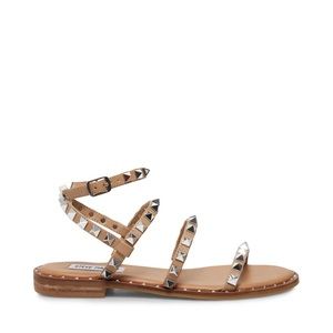 Steve Madden Travel Studded Sandal - Tan